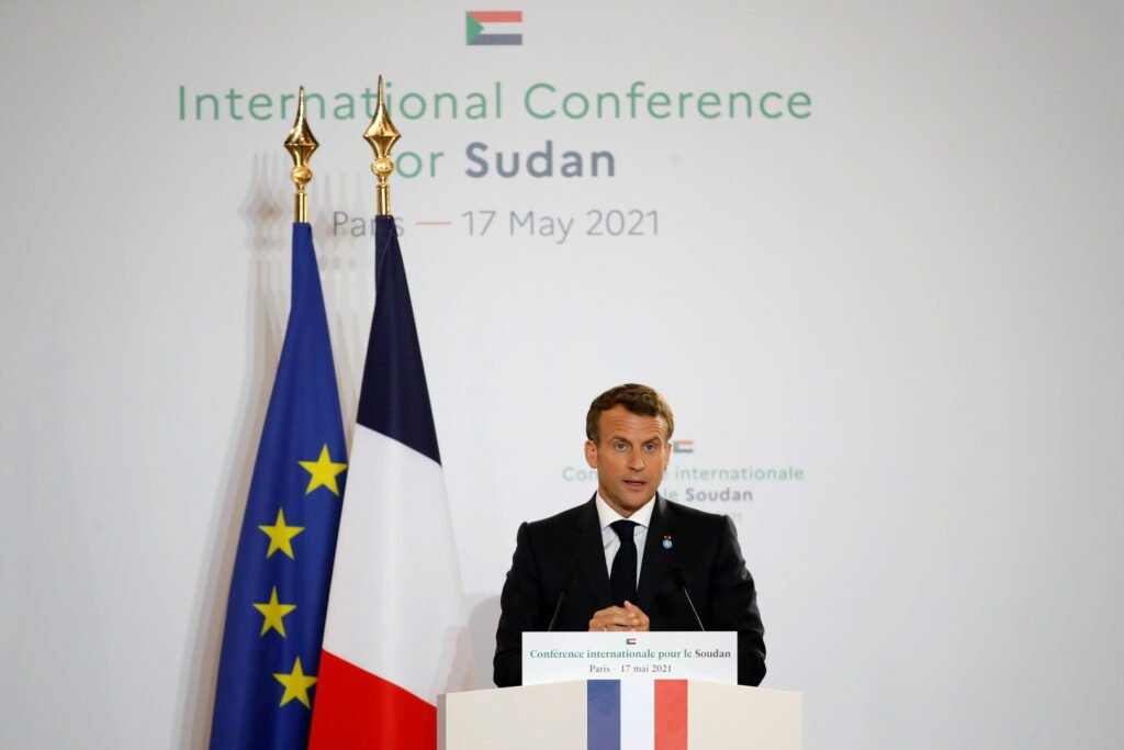 ماكرون مؤتمر السودان