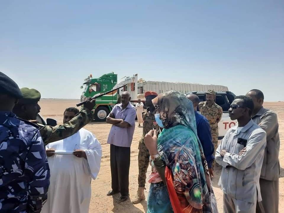 والية الشمالية وشاحنات مصرية في السودان