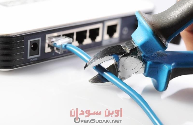 قطع الإنترنت من السودان