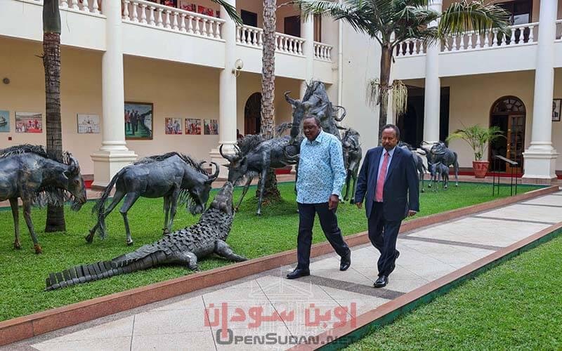 حمدوك وكينياتا